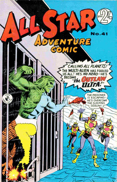 Cover for All Star Adventure Comic (K. G. Murray, 1959 series) #41