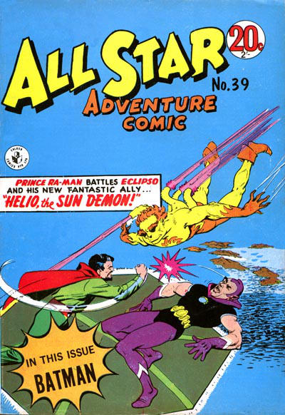Cover for All Star Adventure Comic (K. G. Murray, 1959 series) #39