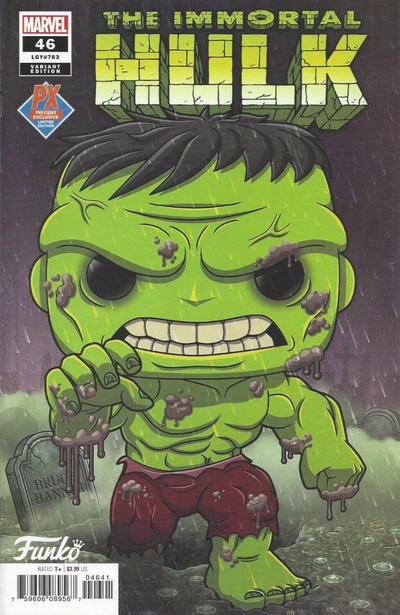 Cover for Immortal Hulk (Marvel, 2018 series) #46 [Previews PX Exclusive 'Funko Pop' - Matt Hayhurst]