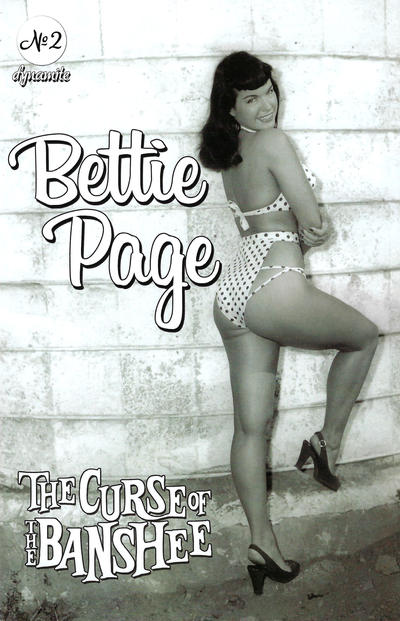 Cover for Bettie Page and the Curse of the Banshee (Dynamite Entertainment, 2021 series) #2 [Cover E Pin-Up]