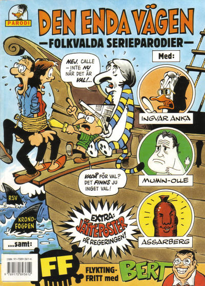 Cover for Parodi (Epix, 1990 series) #11/1994 - Den enda vägen - folkvalda serieparodier [Alternative]