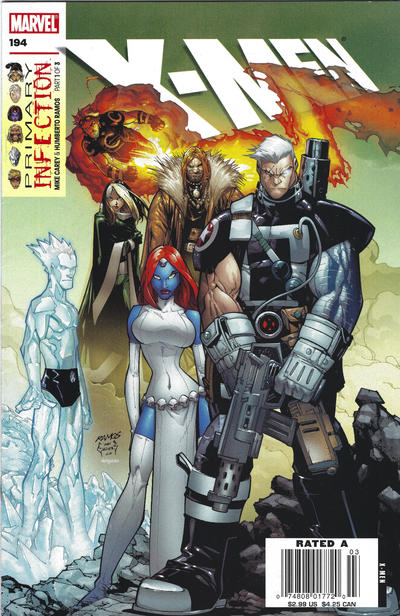 Cover for X-Men (Marvel, 2004 series) #194 [Newsstand]