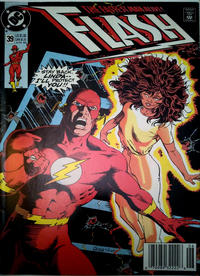 Cover Thumbnail for Flash (DC, 1987 series) #39 [Newsstand]