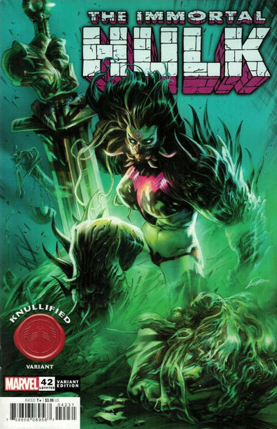 Cover for Immortal Hulk (Marvel, 2018 series) #42 [Alexander Lozano 'Knullified']