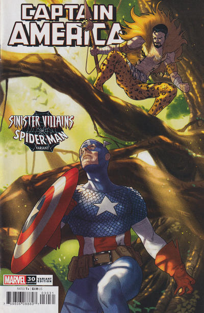 Cover for Captain America (Marvel, 2018 series) #30 (734) [Sinister Villains of Spider-Man Variant Cover]