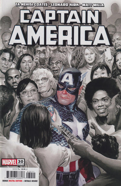 Cover for Captain America (Marvel, 2018 series) #30 (734) [Alex Ross]