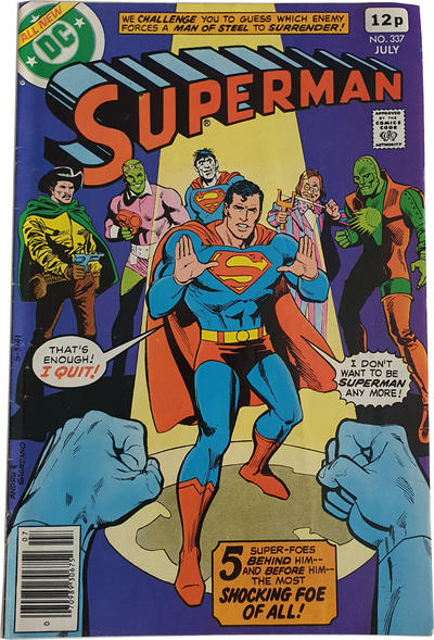 Cover for Superman (DC, 1939 series) #337 [British]