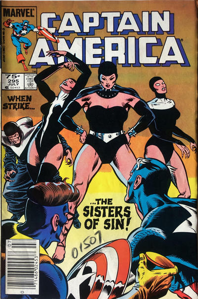 Cover for Captain America (Marvel, 1968 series) #295 [Canadian]