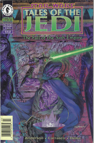 Cover for Star Wars: Tales of the Jedi - The Fall of the Sith Empire (Dark Horse, 1997 series) #3 [Newsstand]