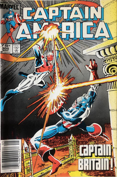 Cover for Captain America (Marvel, 1968 series) #305 [Canadian]