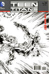 Cover Thumbnail for Teen Titans (2011 series) #14 [Brett Booth Black & White Wraparound Cover]