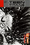Cover for Teen Titans (DC, 2011 series) #6 [Brett Booth / Norm Rapmund Wraparound Black & White Cover]