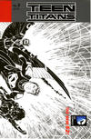 Cover for Teen Titans (DC, 2011 series) #8 [Brett Booth / Norm Rapmund Wraparound Black & White Cover]
