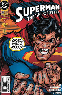 Cover for Superman: The Man of Steel (DC, 1991 series) #46 [DC Universe Corner Box]