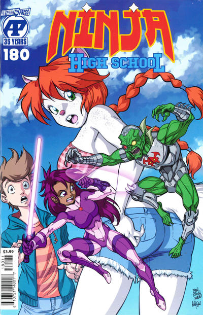 Cover for Ninja High School (Antarctic Press, 2014 series) #180