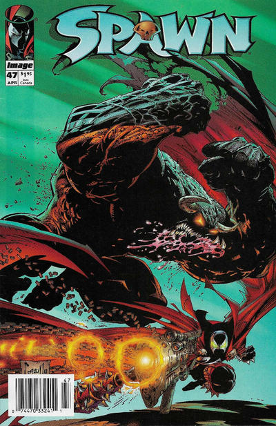 Cover for Spawn (Image, 1992 series) #47 [Newsstand]