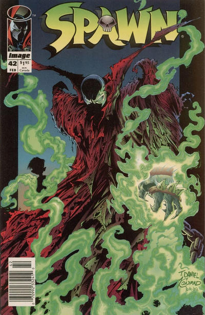 Cover for Spawn (Image, 1992 series) #42 [Newsstand]