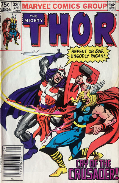 Cover for Thor (Marvel, 1966 series) #330 [Canadian]