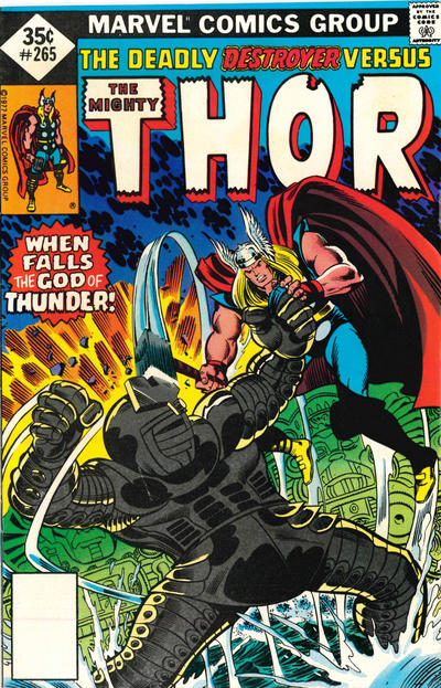 Cover for Thor (Marvel, 1966 series) #265 [Whitman]