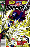Cover for NFL Superpro (Marvel, 1991 series) #12 [Newsstand]