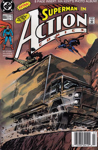 Cover for Action Comics (DC, 1938 series) #655 [Newsstand]