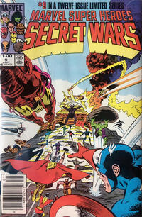 Cover for Marvel Super-Heroes Secret Wars (Marvel, 1984 series) #9 [Canadian]