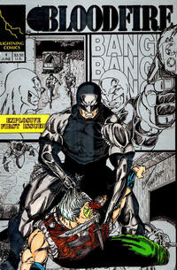 Cover Thumbnail for Bloodfire (Lightning Comics [1990s], 1993 series) #1 [Silver Foil]