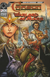 Cover Thumbnail for Edgar Rice Burroughs Carson of Venus / Warlord of Mars (American Mythology Productions, 2019 series) #1 [AM Exclusive]