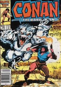 Cover for Conan the Barbarian (Marvel, 1970 series) #181 [Canadian]