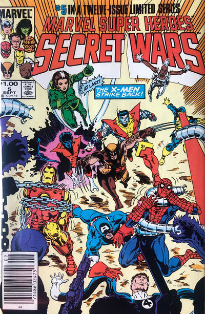 Cover for Marvel Super-Heroes Secret Wars (Marvel, 1984 series) #5 [Canadian]