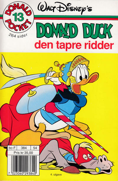 Cover for Donald Pocket (Hjemmet / Egmont, 1968 series) #13 - Donald Duck den tapre ridder [4. opplag]