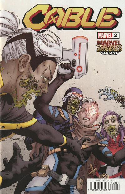 Cover for Cable (Marvel, 2020 series) #2 [David Yardin 'Marvel Zombies' Cover]