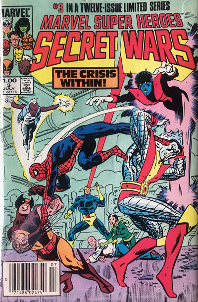 Cover for Marvel Super-Heroes Secret Wars (Marvel, 1984 series) #3 [Canadian]