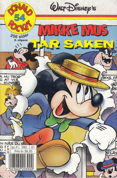 Cover for Donald Pocket (Hjemmet / Egmont, 1968 series) #54 - Mikke Mus tar saken [2. utgave bc-F 390 01]
