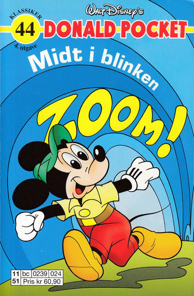 Cover for Donald Pocket (Hjemmet / Egmont, 1968 series) #44 - Midt i blinken [4. utgave bc 0239 024]