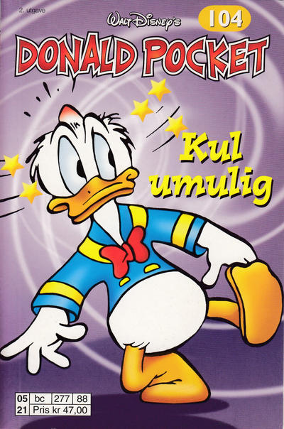 Cover for Donald Pocket (Hjemmet / Egmont, 1968 series) #104 - Kul umulig [2. utgave bc 277 88]