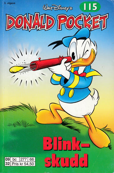 Cover for Donald Pocket (Hjemmet / Egmont, 1968 series) #115 - Blinkskudd [3. utgave bc 277 66]