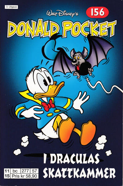 Cover for Donald Pocket (Hjemmet / Egmont, 1968 series) #156 - I Draculas skattkammer [3. utgave bc 277 57]