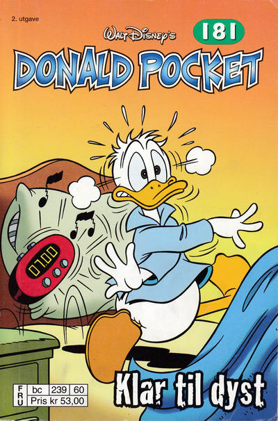 Cover for Donald Pocket (Hjemmet / Egmont, 1968 series) #181 - Klar til dyst [2. utgave 239 60]