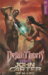 Cover Thumbnail for Dejah Thoris versus John Carter (2021 series) #1 [Cover A Lucio Parrillo]