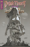 Cover Thumbnail for Dejah Thoris versus John Carter (2021 series) #1 [Black and White Cover Joseph Michael Linsner]