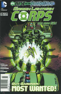 Cover Thumbnail for Green Lantern Corps (DC, 2011 series) #15 [Newsstand]