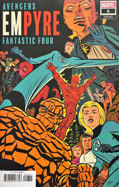 Cover for Empyre (Marvel, 2020 series) #6 [Michael Cho 'Fantastic Four']