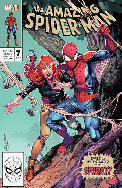Cover for Amazing Spider-Man (Marvel, 2018 series) #7 (808) [Variant Edition - Stadium Comics Exclusive - Jamal Campbell Cover A]