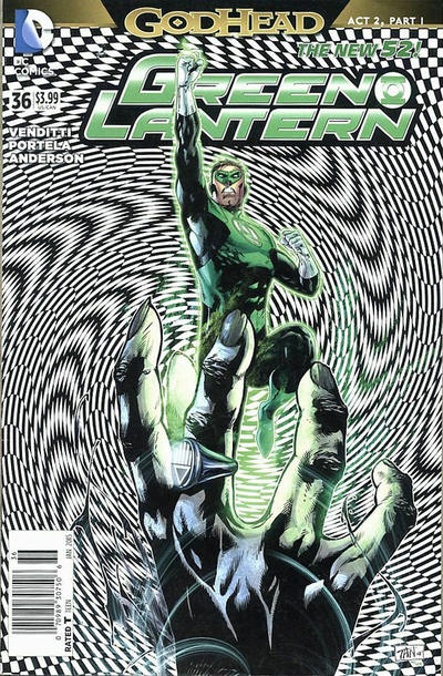 Cover for Green Lantern (DC, 2011 series) #36 [Newsstand]