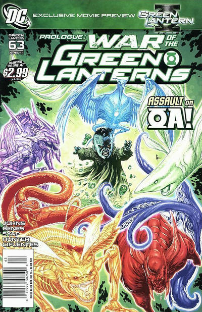 Cover for Green Lantern (DC, 2005 series) #63 [Newsstand]