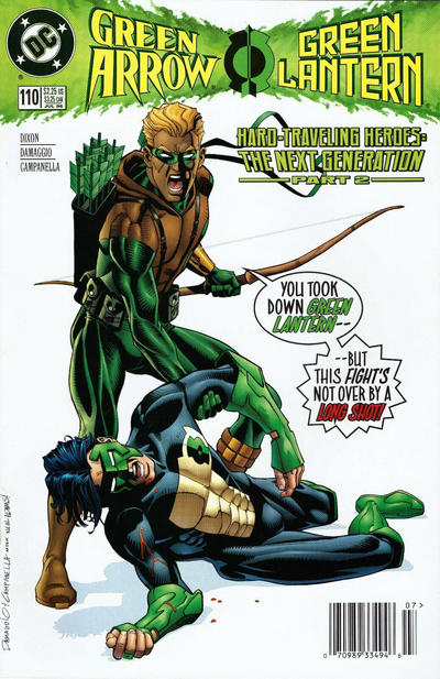 Cover for Green Arrow (DC, 1988 series) #110 [Newsstand]