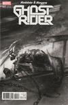 Cover Thumbnail for Ghost Rider (2017 series) #1 [Frankie's Comics Exclusive Gabriele Dell'Otto Black and White Variant]