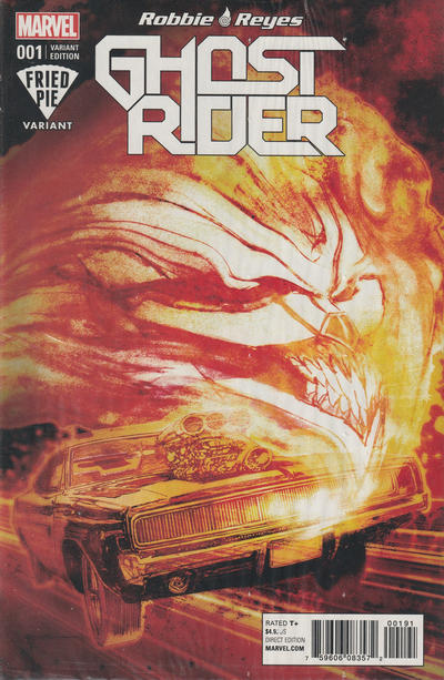 Cover for Ghost Rider (Marvel, 2017 series) #1 [Fried Pie Exclusive - Bill Sienkiewicz]