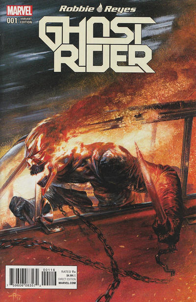 Cover for Ghost Rider (Marvel, 2017 series) #1 [Frankie's Comics Exclusive Gabriele Dell'Otto Color Variant]